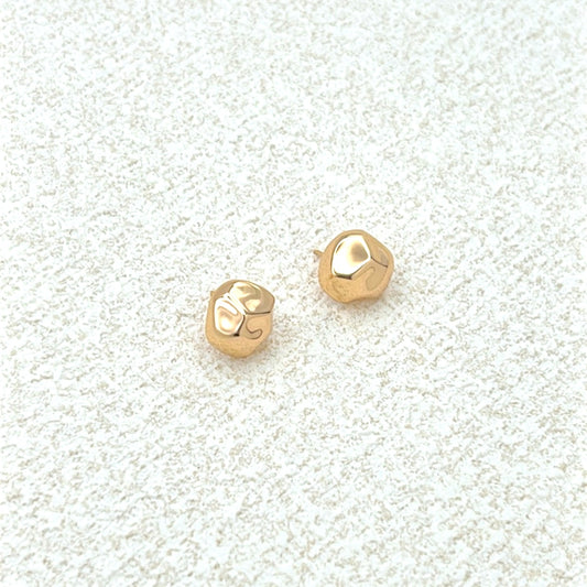 靜物｜復古金純銀耳針